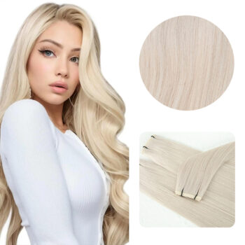 Weft sew in Hair Extensions, #60