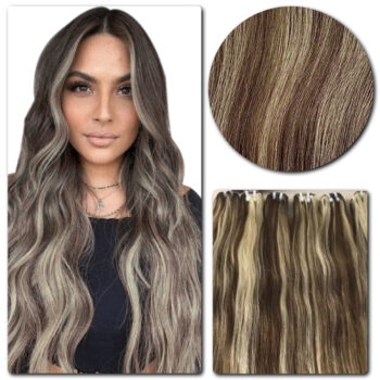 Weft sew in Hair Extensions, #4/613