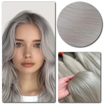 I Tip in Hair Extensions, #deep-ash-silver