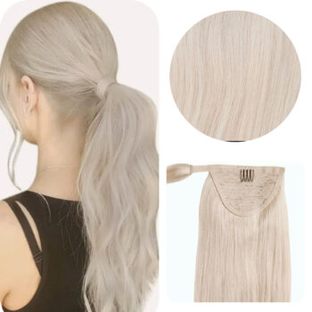 Ponytail Human Hair Extensions, #60