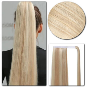 Ponytail Human Hair Extensions, #8/613